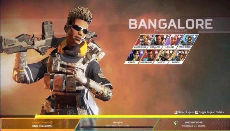 Character Select — Apex Legends