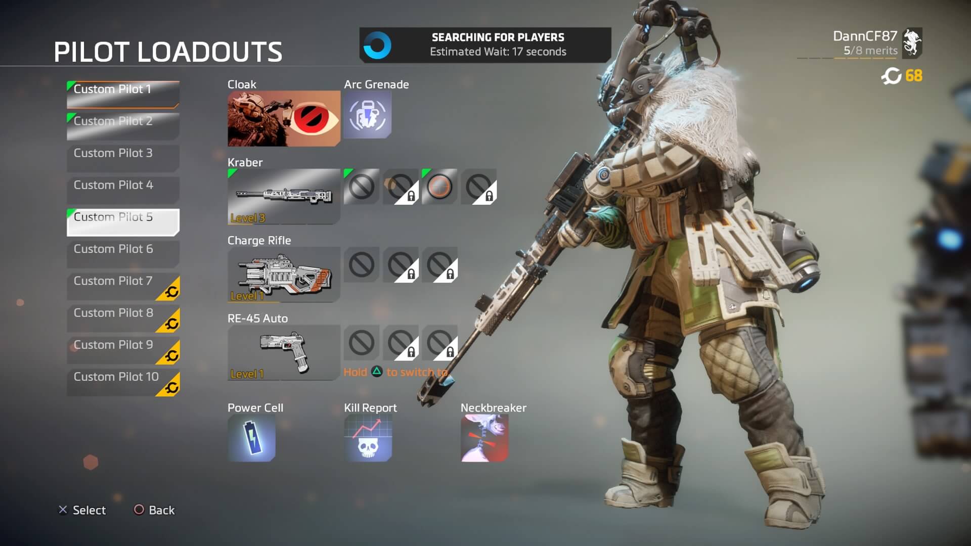 Customizable Pilots — Titanfall 2